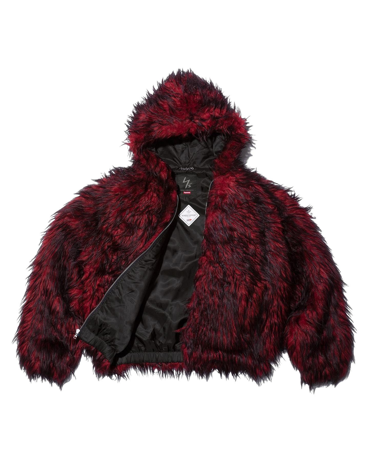 Supreme®/Y’s Faux Fur WINDSTOPPER® Hooded Bomber Jacket view 8